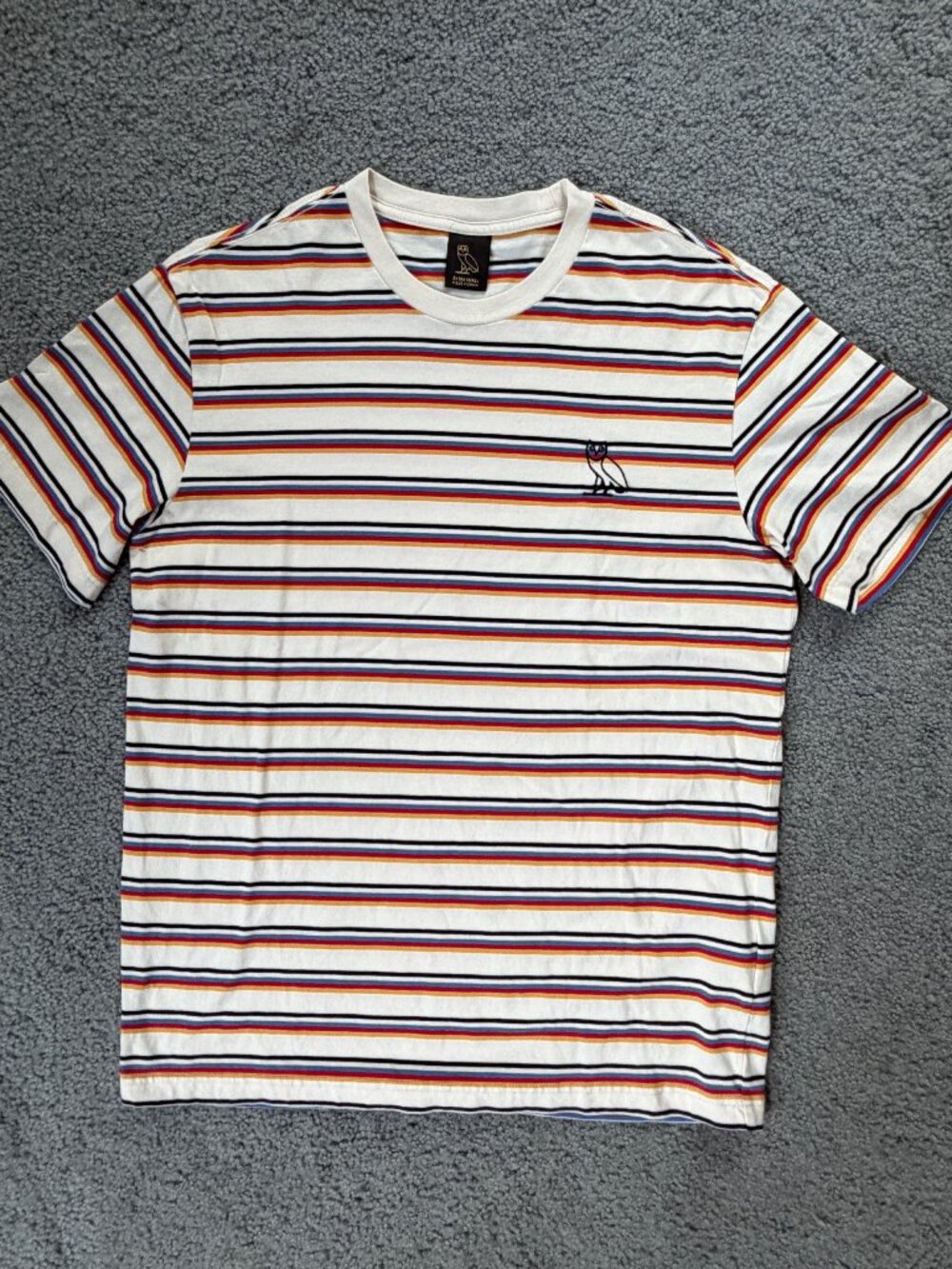 OVO Multi-Stripe T-shirt - October's Very Own Men's Size M - New Without Tags